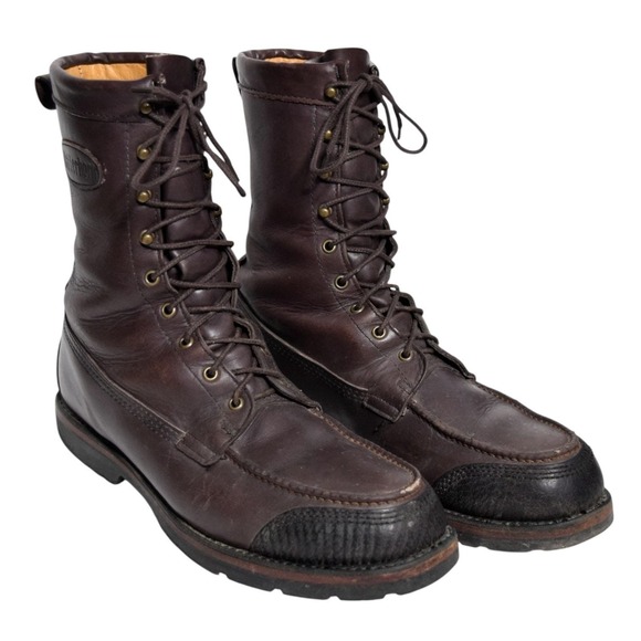 Orvis Other - Orvis Matterhorn Upland Hunting Boots Mens 13 D Brown Leather Vibram Made In USA
